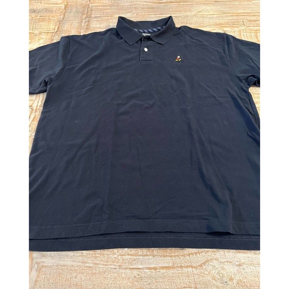 Disney Other - Disneyland Mens Large Navy Blue Polo RN84167 Mickey Mouse Disney